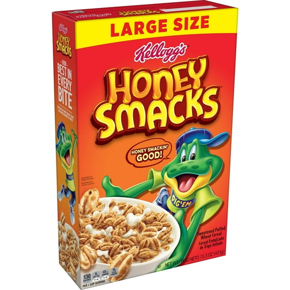 Honey Smacks Breakfast Cereal Original (Pack of 3)