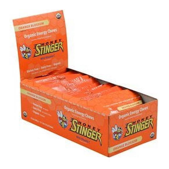 Honey Stinger Energy Chews, 12 Pack, Orange Blossom (2nd)