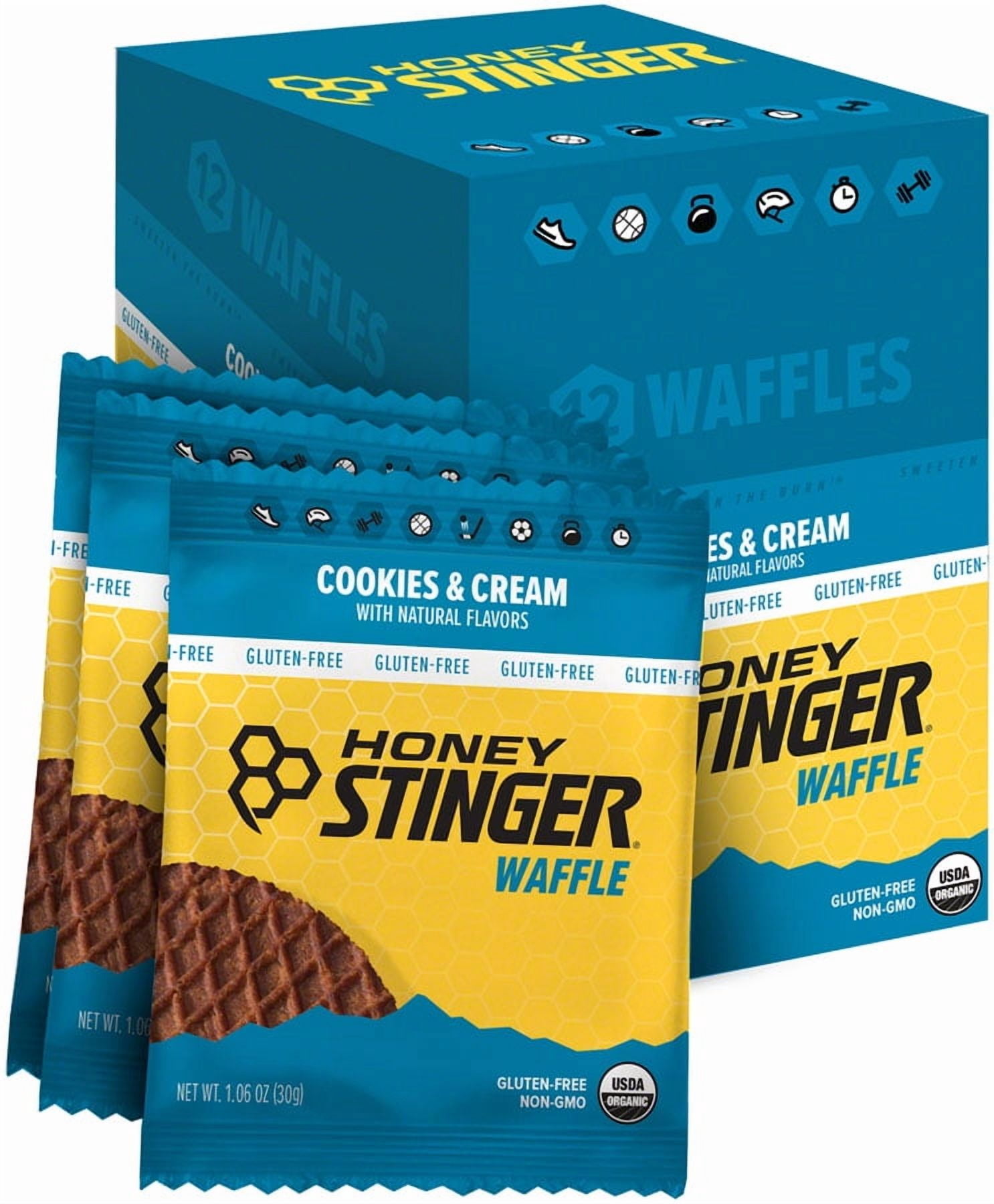 Honey Stinger 609561 1.06 oz Gluten Free Cookies & Cream Waffle