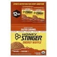 thumbnail image 1 of Honey Stinger Salted Caramel Energy Waffle 12 - 1.06 oz Waffles, 1 of 10