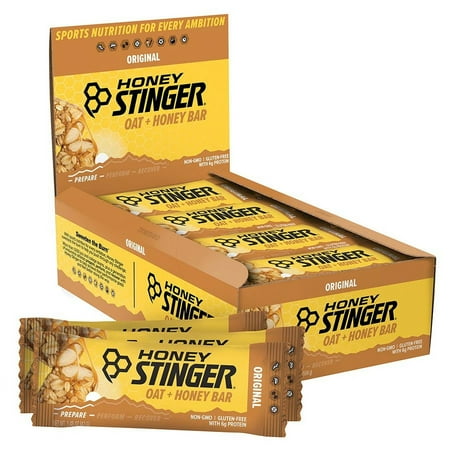 Honey Stinger Oat + Honey Bar, Bars, Peanut/Oats/Honey, 12pcs