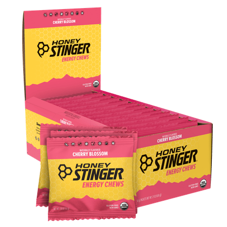 Honey Stinger Organic Energy Chews, Cherry Blossom, 12 Ct