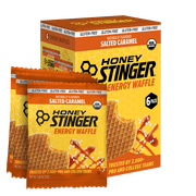 Honey Stinger Organic Gluten-Free Energy Waffle Snack, Salted Caramel, 1.06 oz, 6 Count