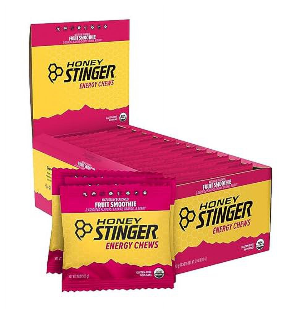 Honey Stinger Organic Fruit Smoothie Energy Chew Gluten Free