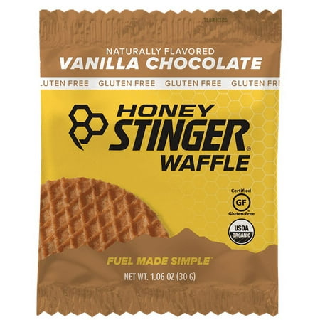 Honey Stinger Organic Gluten Free Waffle, Vanilla & Chocolate, 16 count