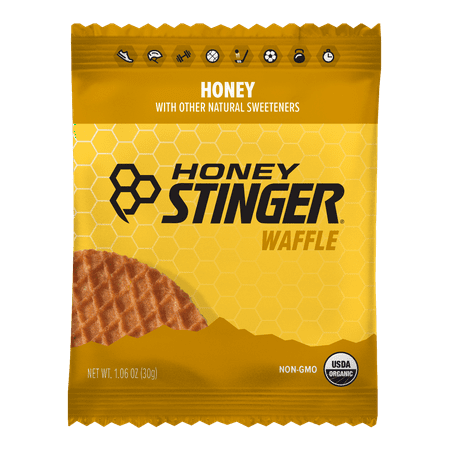Honey Stinger Organic Waffle Snack, Honey, 1.06 oz, 1 Count