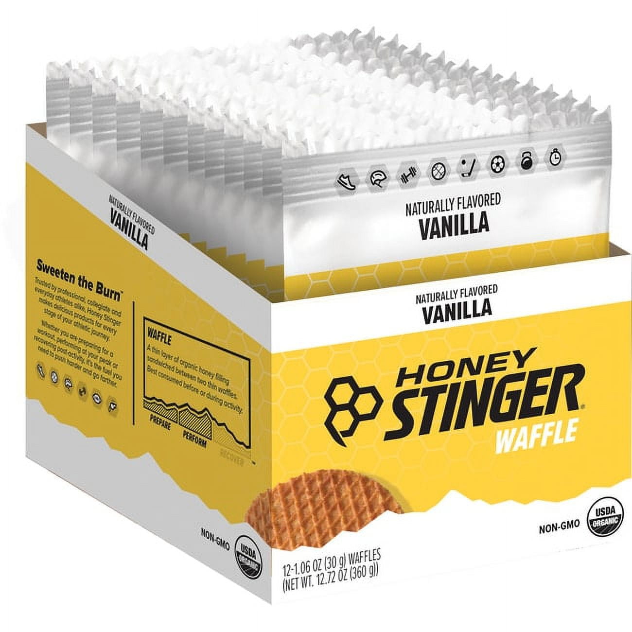 Honey Stinger Waffle Vanilla 12 Pkts