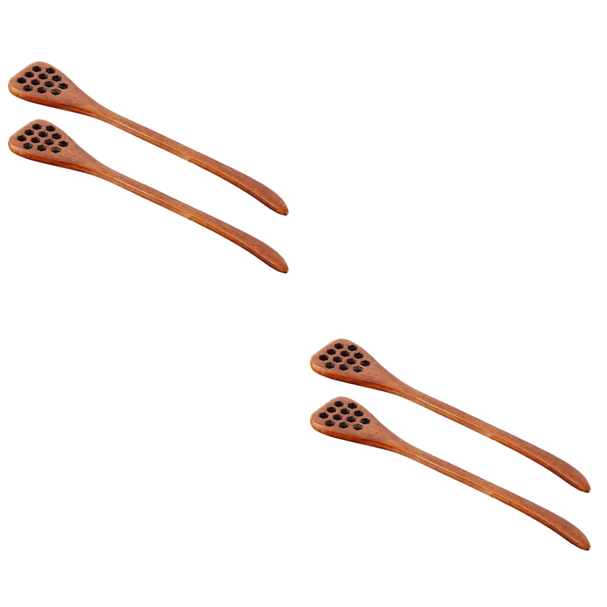 Honey Stirrer Stick Sugar Spoon Scoop for Mixing Milk Hollow