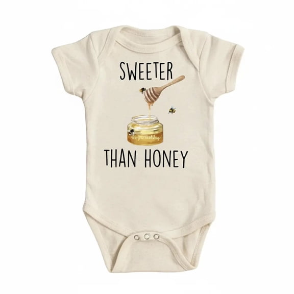 Honey Sweet Bee Newborn Baby Bodysuit
