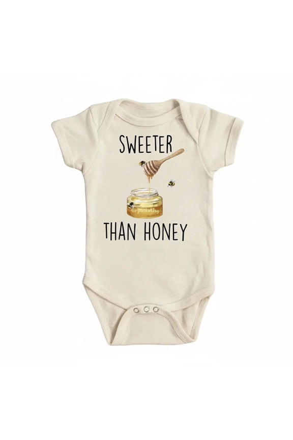 Honey Sweet Bee Newborn Baby Bodysuit