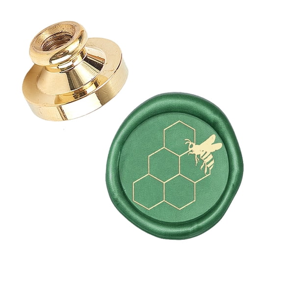 Honey Wax Seal Stamp Head Honeycomb Replacement Sealing Brass Stamp Head Olny Creative Gift Envelopes Invitations Cards Decoration