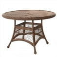thumbnail image 1 of Honey Wicker 44 In. Round Dining Table, 1 of 1