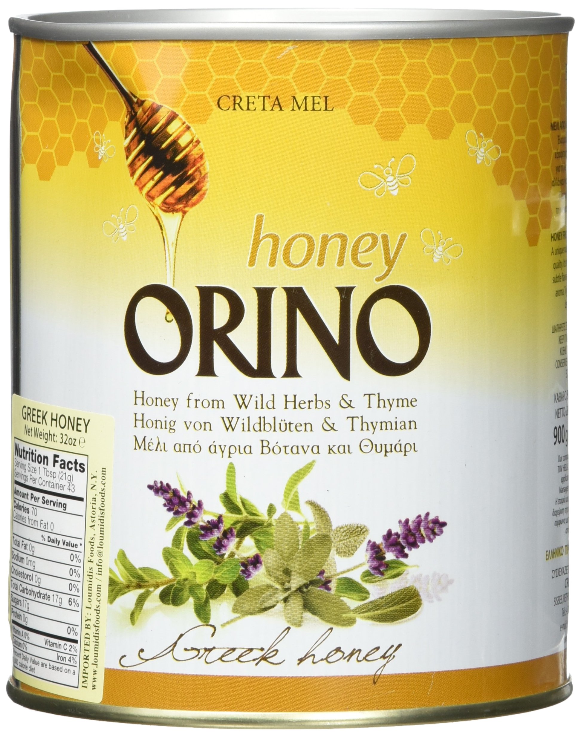 Orino Riz Honey with Thyme, Orino, 900g can DEF29 - Walmart.com