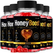HoneyBoost ACV Male Gummies Advanced Formula Vitamin Supplement 5 Pack