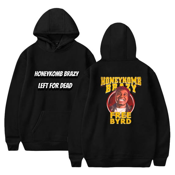 HoneyKomb Brazy Hoodies Free Byrd Merch For Men/Women Unisex Long Sleeve Hooded Sweatshirt Pullover Streetwear