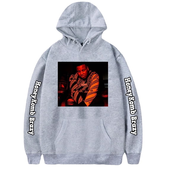 HoneyKomb Brazy Logo Merch Tour Hoodie Sweatshirt New Logo Women/Men Cosplay Pullovers Hooded Longsleeve