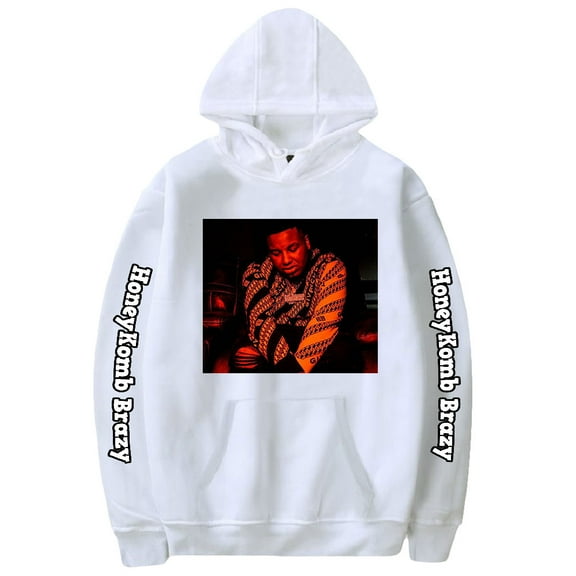 HoneyKomb Brazy Merch Hoodies For Men/Women Unisex Long Sleeve Hooded Sweatshirt Pullover Streetwear Top