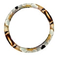 thumbnail image 1 of Honeybee 14.5 Inch Printing PVC Leather Car Wheel Covers Steering Wheel Covers Auto Accessories, 1 of 6