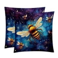 thumbnail image 1 of Honeybee Covers Set of 2 with Velvet Fabric and Unique Patterns for 16x16, 18x18, 20x20 Inch Throw Pillow Inserts, Throw Pillows, Throw Pillow - for Any Occasion, 1 of 6