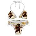 Honeybee Detachable Sponge Adjustable Strap Bikini Set TwoPack for Any
