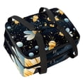 thumbnail image 1 of Honeybee Double Layered Insulated Refrigerated Lunch Bag with Two Compartments, Large Capacity, Hand Carry - 7.1x11.4x16.1 Inches, 1 of 6
