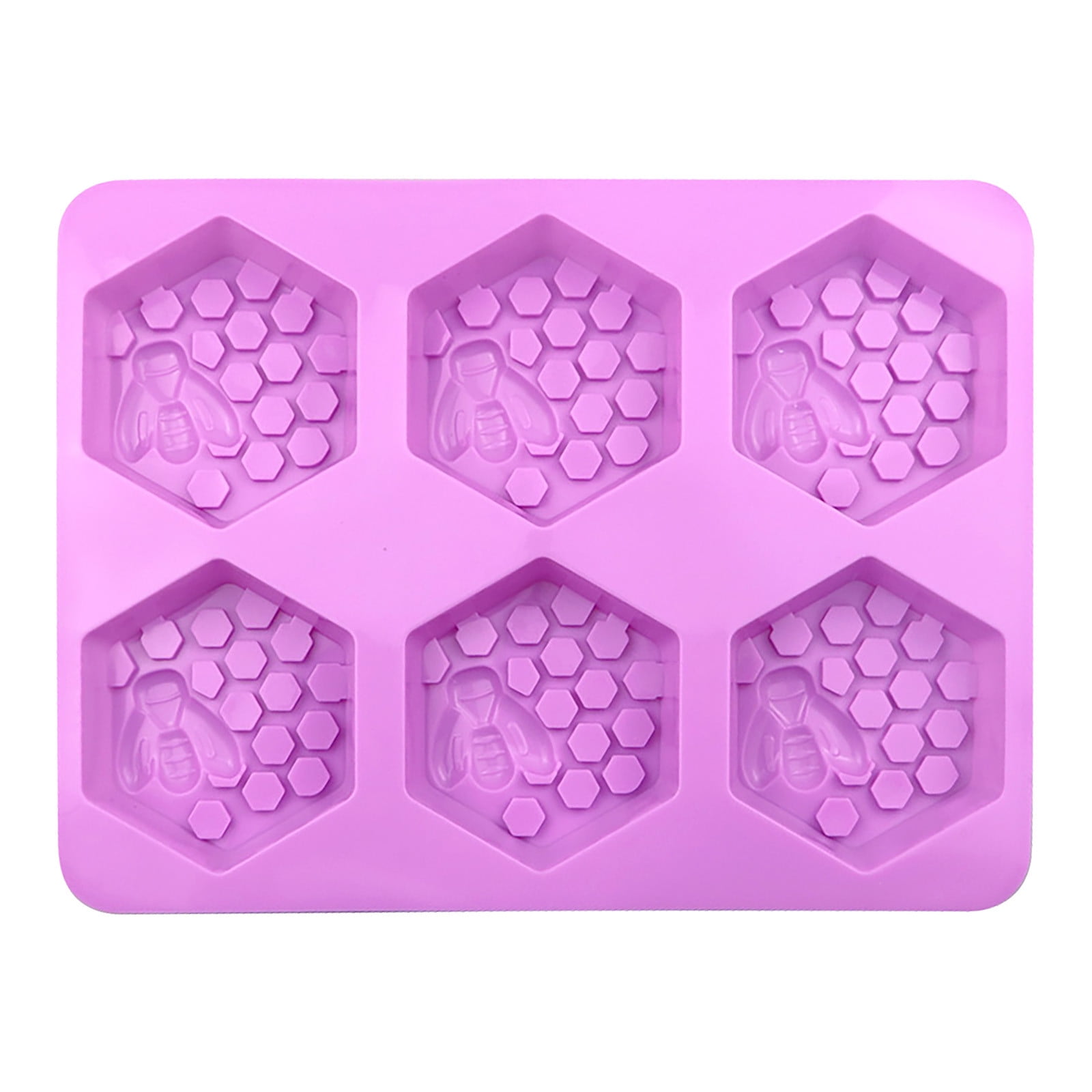 Honeybee Festival Silicone Mould Six Hole DIY Soap Mold Chocolate Cake