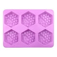 Honeybee Festival Silicone Mould Six Hole DIY Soap Mold Chocolate Cake