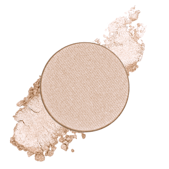 Honeybee Gardens Pressed Powder Eye Shadow Single REFILL, Ninja Kitty, Matte White, Long-Wearing, Creaseproof Mineral Color With Botanicals, NO COMPACT OR APPLICATOR