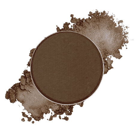 Honeybee Gardens Pressed Powder Eye Shadow Single REFILL, Coco Loco, Matte Chocolate Brown