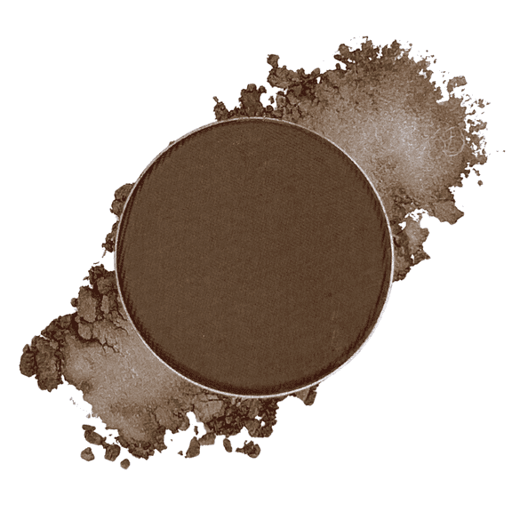 Honeybee Gardens Pressed Powder Eye Shadow Single REFILL, Coco Loco, Matte Chocolate Brown