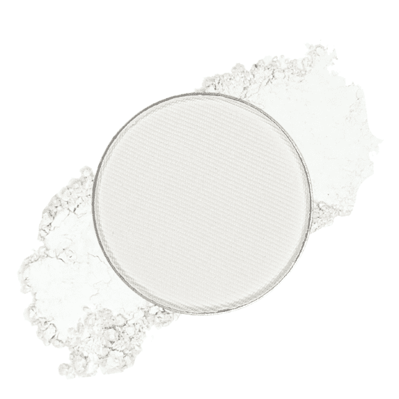 Honeybee Gardens Pressed Powder Eye Shadow Single REFILL, Nirvana, Matte White