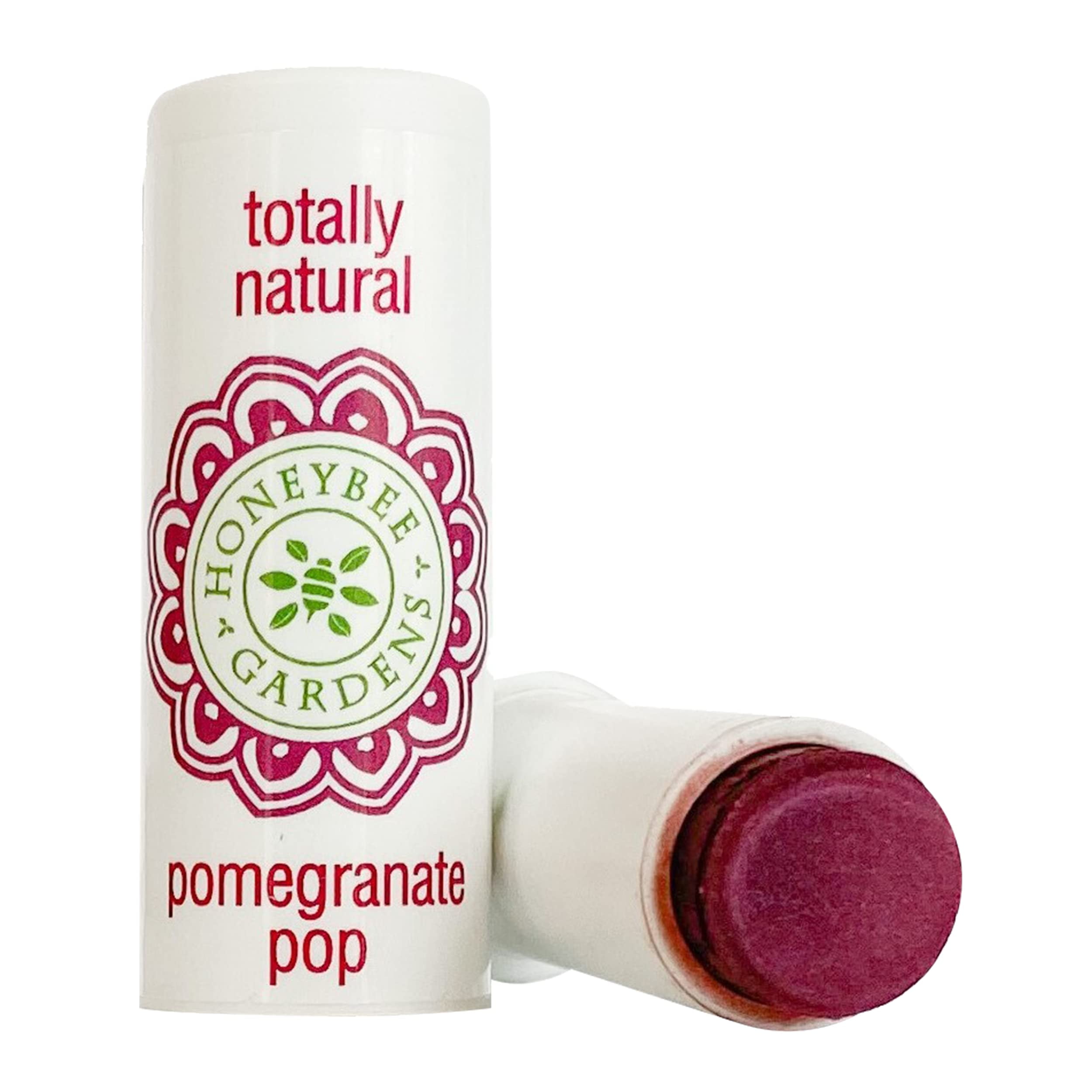 Honeybee Gardens Totally Natural Pomegranate Pop Tinted Lip Balm ...