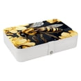 thumbnail image 1 of Honeybee Jewelry Organizer Box: PU Leather, with Removable Compartment, Portable - Jewelry Box and Organizer Box, 1 of 6