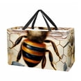 thumbnail image 1 of Honeybee Large Capacity Reusable Foldable Oxford Cloth Cube Organizer Storage Bag Picnic Baskets Picnic Basket, 1 of 7