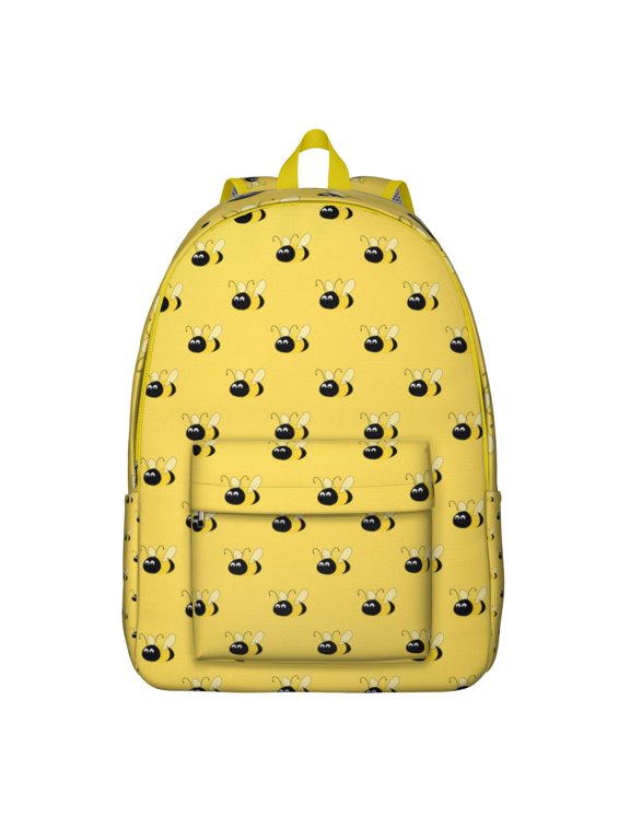 Honeybee Lover Backpack, Cute Hive and Queen Bee Design with Durable Waterproof Fabric, Perfect Gift for Bee Enthusiasts