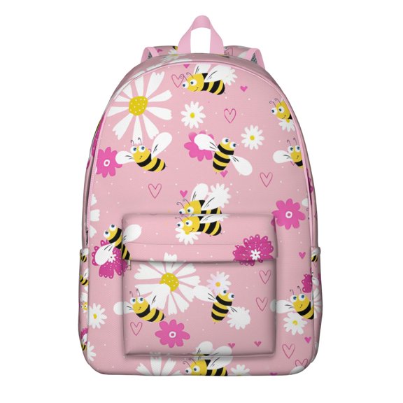 Honeybee Lover Backpack, Cute Hive and Queen Bee Design with Durable Waterproof Fabric, Perfect Gift for Bee Enthusiasts