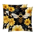 thumbnail image 1 of Honeybee Pillow Covers Inserts Set of 2, Bed Pillow with Unique Patterns,for Home and Office Decor, Available in 16x16, 18x18, and 20x20 Inches, 1 of 6