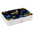thumbnail image 1 of Honeybee Pu Leather Travel Organizer with Removable Compartment, Portable Earring Organizer, Bracelet Holder, Display Case, 1 of 6