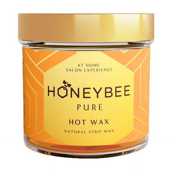 Honeybee Pure Hot Natural Strip Wax – Microwavable, Fragrance-free, Chemical-free, Allergen-free