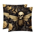 thumbnail image 1 of Honeybee Set of 2 Velvet Throw Pillow Covers Inserts with 16x16, 18x18, 20x20 Inches Chair Pillow Covers - Unique Patterns for Throw Pillows for Various Occasions, 1 of 6