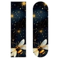 thumbnail image 1 of Honeybee Skateboard Grip Tape Pack of Two, Emery Surface, PVC Backing, 8.8x32.6in/22.4x83cm, 1 of 5