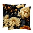 thumbnail image 1 of Honeybee Throw Pillows Set of 2 with Unique Patterns Covers - Available in 16x16, 18x18, and 20x20 Inches for Various Occasions - Includes Throw Pillow Inserts, 1 of 6