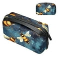 thumbnail image 1 of Honeybee USB Organizer | Hard Drive Cases | Charge Cord Organizer | Travel Cord Organizer Case - Oxford Cloth Waterproof Digital Storage Bag 5.9x9.44x3.14 in, 1 of 6