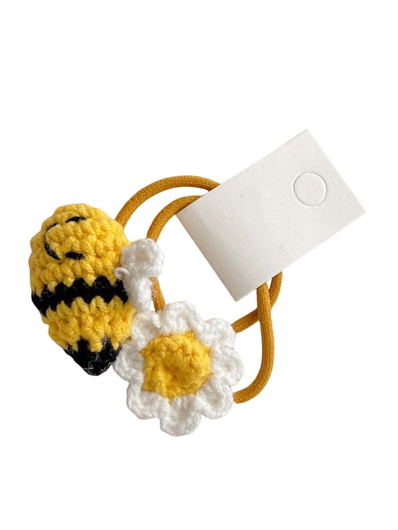 Honeybees Theme Hair Clip Aesthetic Hair Pin Duckbill Side Pin Hair Tie Nonslip Barrettes Women Hair Shaping Clip 2PCS