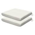 thumbnail image 1 of Honeycomb 18"W x 17.5"D Textured Solid Bone Outdoor Universal Seat Cushion, 1 of 8