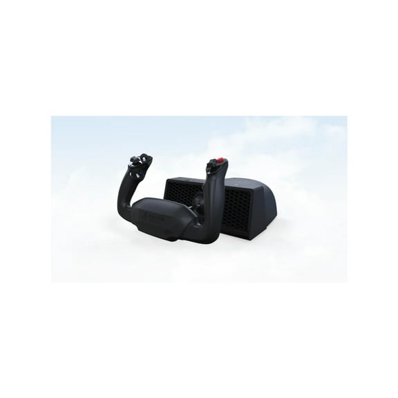 Honeycomb Aeronautical Alpha Flight Controls LITE with 180-Degree Rotation Steel Shaft and Programmable Buttons