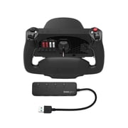 Honeycomb Aeronautical Alpha Flight Controls Yoke and Switch Panel w/ USB Hub