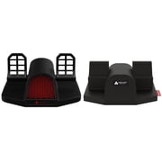 Honeycomb Aeronautical Charlie Rudder Pedals with Adjustable Tension Knob Bundle with Honeycomb Aeronautical Synthetic Fiber Dust Cover for Charlie Rudder Pedals Black 2 Items