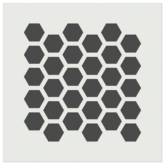 Honeycomb Bee Pattern DIY Cookie Wall Craft Stencil - 7.0 Inch