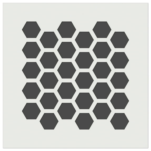 Honeycomb Bee Pattern DIY Cookie Wall Craft Stencil - 7.0 Inch